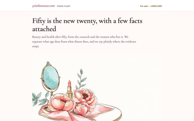 Sample site built on 50isthenew20.com