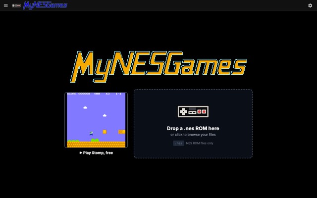 Sample site built on nesclassicgames.com