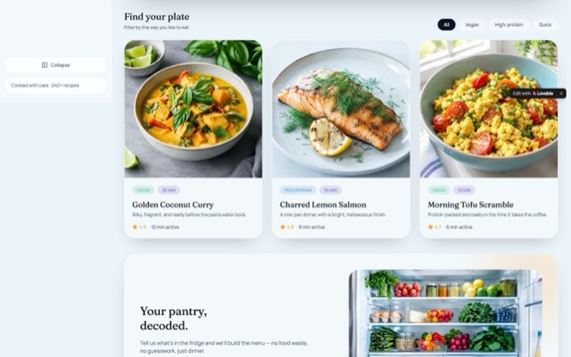 Sample site built on purelyrecipes.com
